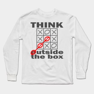 Think Outside the Box Long Sleeve T-Shirt